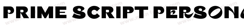 Prime Script PERSONA字体转换